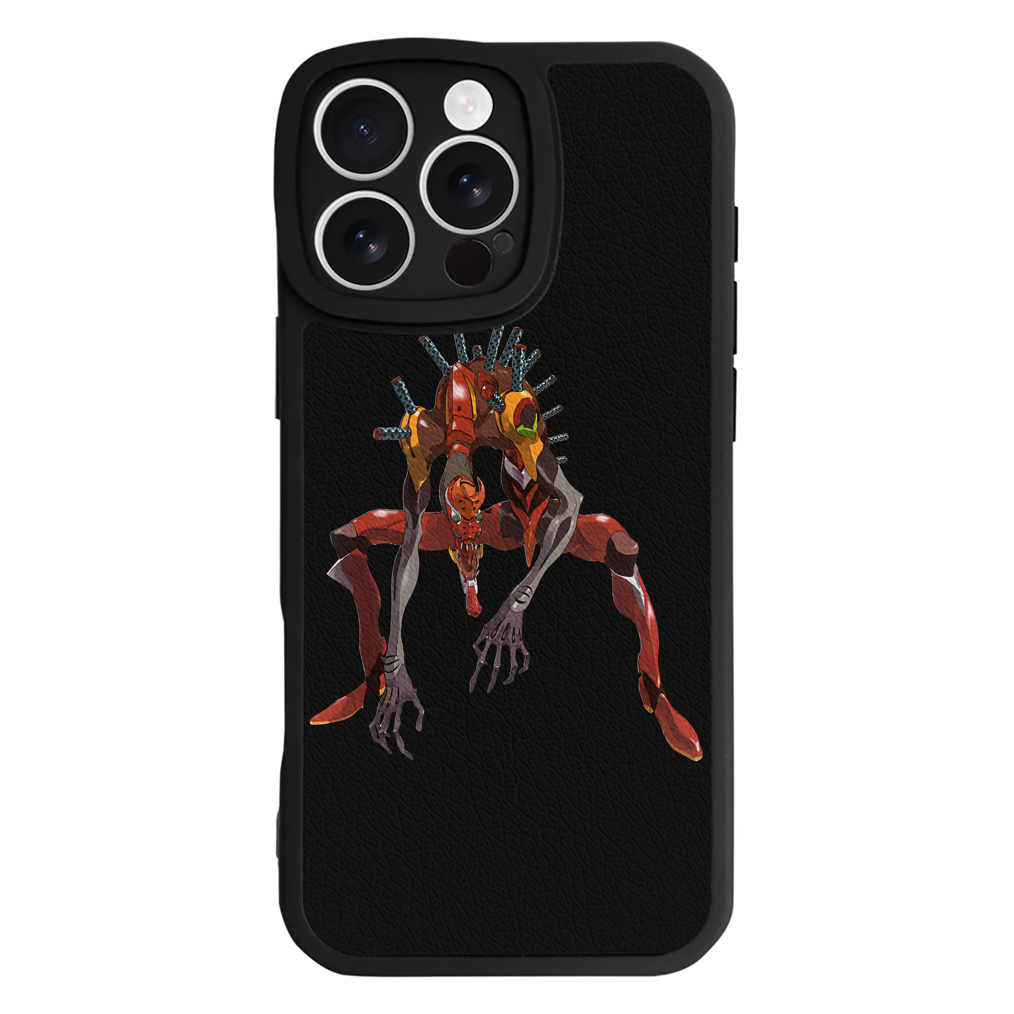 （画像用） EVA 新世紀エヴァンゲリオン 【iPhone 16シリーズ対応】シリコンスマホケース（レザー調） 材質：シリコン